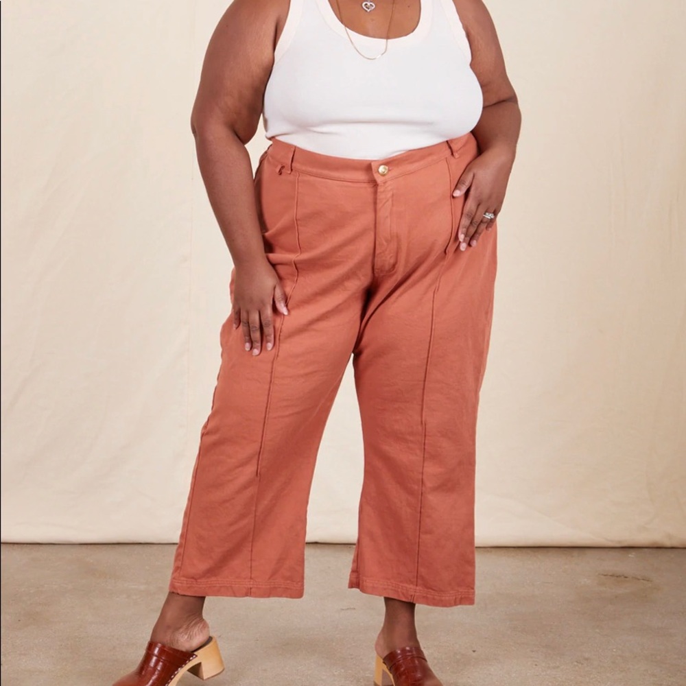 2XL clay red western pants by Big Bud Press